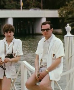 Brian Epstein y John Lennon
Los Beatles en España