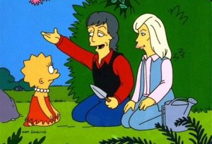 Paul y Linda McCartney en Los Simpson