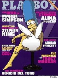 Marge Simpson, portada de Playboy