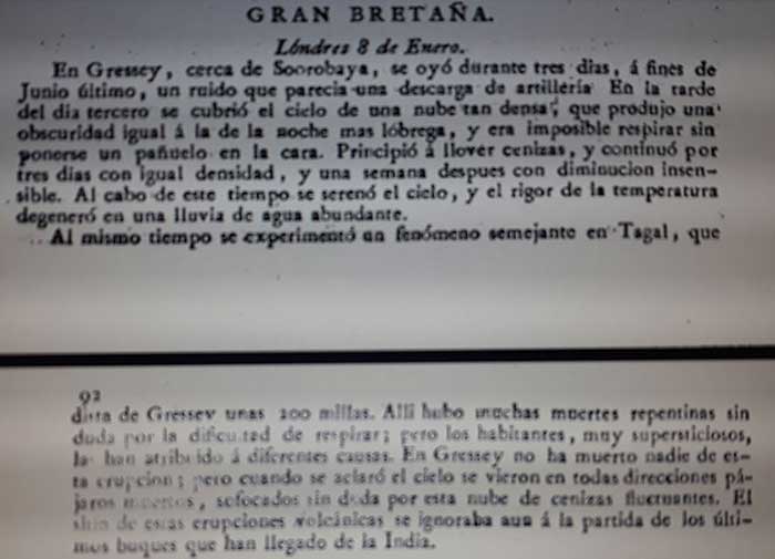 Gaceta de Madrid, 27 de enero de 1816