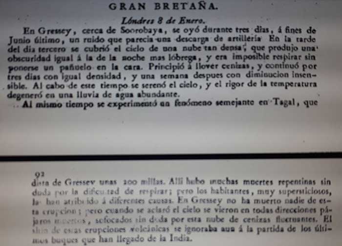 Gaceta de Madrid, 27 de enero de 1816