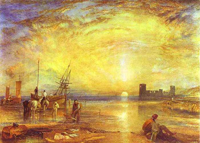Dos obras del pintor británico Turner en las que se puede apreciar los efectos del la ceniza del Tambora en el clima de Europa durante el "año sin verano".
﻿



