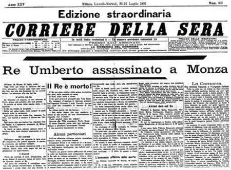 Asesinato de Umberto I y su doppelgänger 