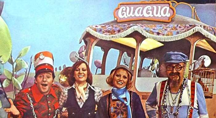 Torrebruno (Rocky Capuchetto), Paula Gardoqui (Linda), Raquel Rojo (Fermina) y Manuel de la Rosa (Don Redondón)