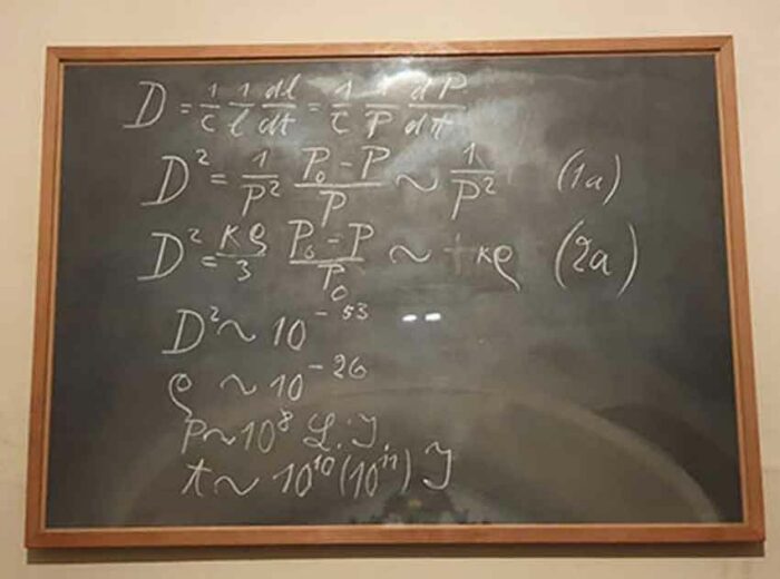 La pizarra de Einstein en Oxford