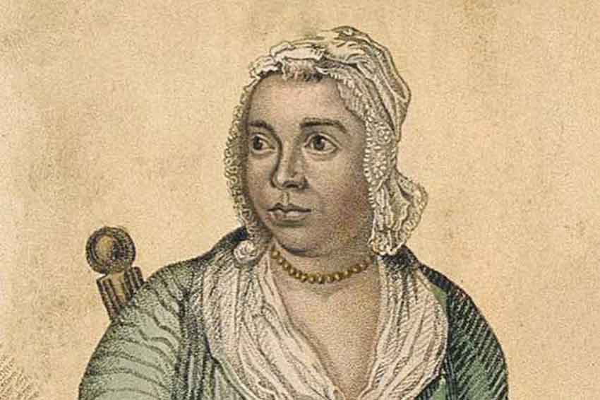 Mary Toft en un retrato de la época