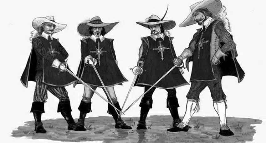 D'Artagnan y los tres mosqueteros