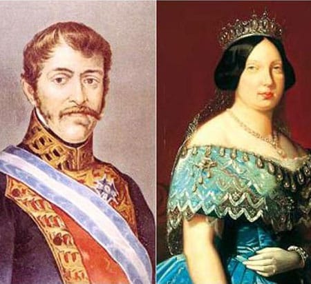 Carlos María Isidro y María Cristina