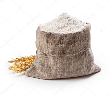 Costal lleno de harina