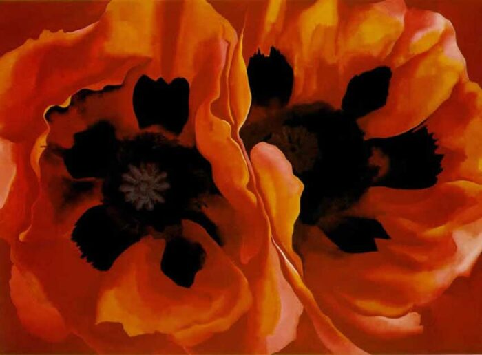 Oriental Poppies, 1928 Georgia O'Keeffe el café de la historia