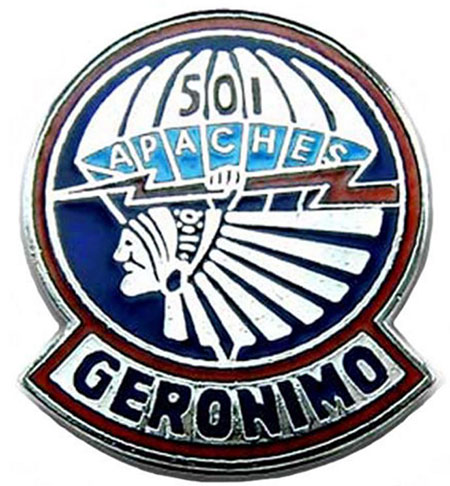 Insignia del 501 de paracaidistas